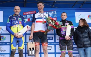 Résultats 29/30 Novembre 2025 : Hervé Prud'homme Champion de France Master 6 Cx à Auxerre, Louis Le Bellec Lenaert Vice champion CD 22 U19 cx et Kenan Le Stephan 3eme U 19 CX a Pleudihen Sur Rance