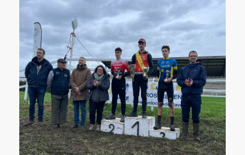 Résultats du 8/11 novembre 2025 : Victoire de Louis Le Bellec Leenaert U19 Cx à Rostrenen