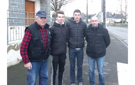 Les juniors en stage avec le CD22