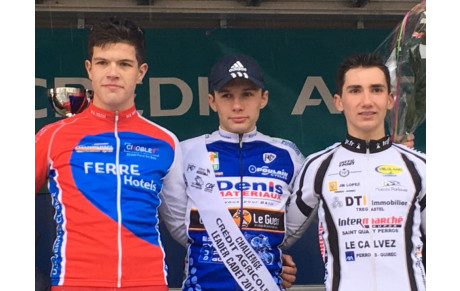 Alexandre ROPARTZ et le Team Côte de Granit Rose 3e du classement général du Challenge CA Cadets