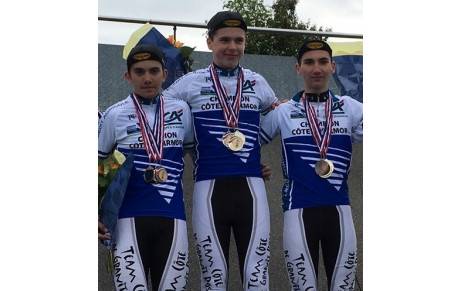 Alexandre ROPARTZ, Lilian JOUANJAN, Nolann MATHIEU et Romain PROVOST sélectionnés avec le CD22