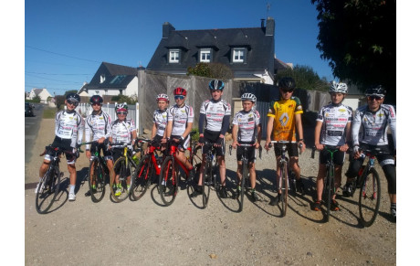 Première sortie route pour nos nouveaux jeunes coureurs