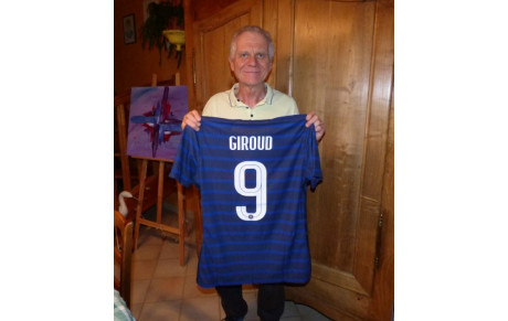 LA GUY IGNOLIN / ENFANTS MALADES - Maillot Equipe de France GIROUD