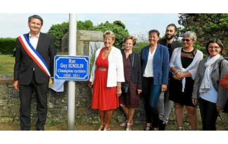 Une rue Guy IGNOLIN inaugurée au Linkin