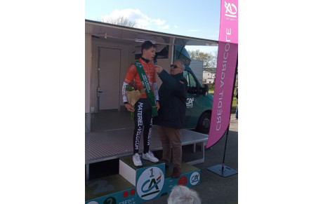 Résultats du 3 avril 2022 :  Victoire de Dorian Piquet au Clm Cadet à St Renan, Amélie Chipault 2ème Cadette à Andel
