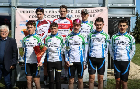 Dorian PIQUET leader avec le CD22 sur la Coupe de France des Comités départementaux