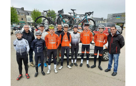 Reconnaissance du circuit des Championnats de Bretagne du contre la montre par équipe jeunes