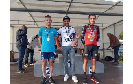 Résultats du 18 Septembre 2022 : 1 Titre Champion Bretagne Master 2 Frédéric Le Marrec  et 3Podiums :Hervé Prud'homme 3ème Championnat Bretagne Masters 6   à Noyal Pontivy ,Antonin Gravilovic Benjamin 2ème à Santec et Dorian Piquet 3ème Cadet   P