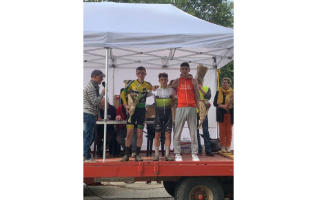 Résultats du 22/23 octobre 2022 : 2 podiums - Adrien Chipault 3ème Espoir Cyclo Cross à Châteauneuf du Faou et Elodie Hémon 2ème Dame Cyclo Cross à Châteauneuf Du Faou