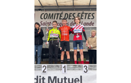 Résultats du 11 et 13 novembre 2022 : Titre de Champion de Bretagne Masters 6 Cyclo Cross : Hervé Prud'homme, Vice Championne de Bretagne Féminine Cyclo Cross Elodie Hémon et Louis Le Bellec Leenaërt Victoire Minime Cyclo Cross