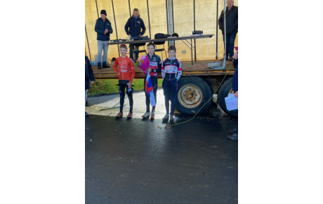 Résultats du 19/11 2022 : 2 Podiums - Louis Le Bellec Leenaërt 2ème Minime Cyclo Cross à Trémel et Elodie Hémon 3ème Master CX  à Camors