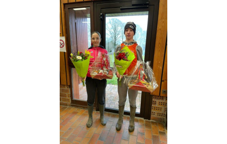 Résultats du 15 Janvier 2023 : Amélie Chipault 1ère U17 et Louis Le Bellec Leenaert 2ème U15 à Séglien