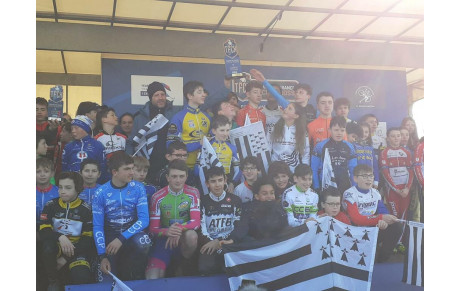 Résultat du 12 Février 2023  Trophée De France Cyclo Cross à Villiers Charlemagne en Mayenne