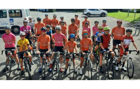 Premières sorties route et VTT pour nos nouveaux jeunes coureurs