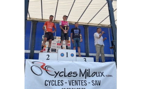 Résultats des 9/10 Septembre 2023 : Hervé Prud'homme 2ème Master 50 VTT et Elodie Hémon 3ème à Taupont Coupe de Bretagne XC