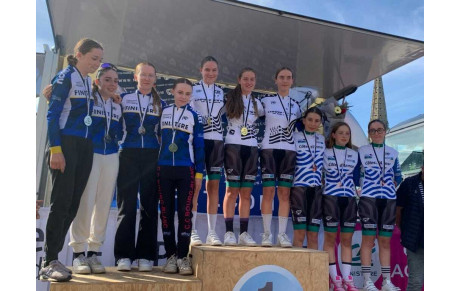 Résultats des 30/09 et 01/10/2023 : Amélie Chipault 3ème U17 au Championnat de Bretagne CLM par équipes CD 22 à Locmélar